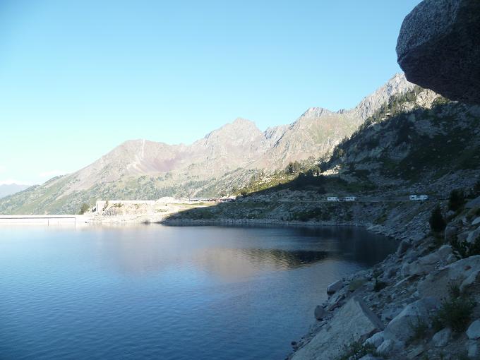 Retour vers le barrage du lac de Cap de Long