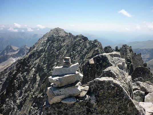 Repassage au sommet du pico Russell 3207 m