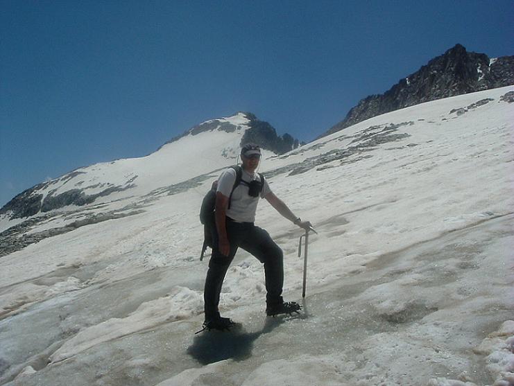 Sur le glacier du pic d Aneto