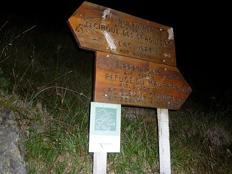 Passage à la bifurcation du col du Pinata 1714 m