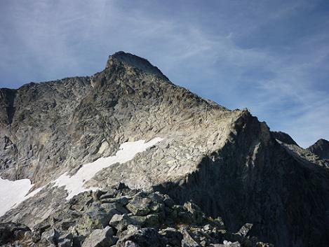 Du sommet de la Tusse de Maupas 2900 m, le pic de Maupas