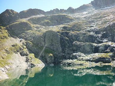 Le lac Bleu 2265 m, vert !