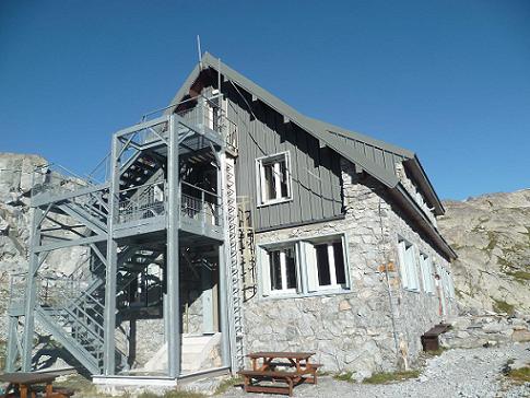 Passage près du refuge Jean Arlaud 2571 m